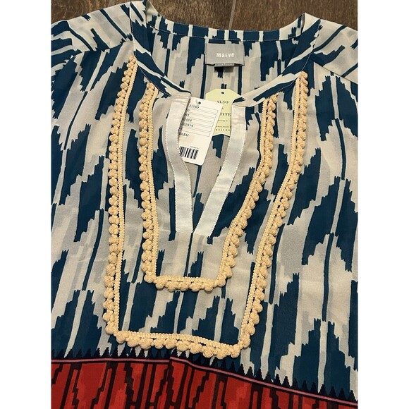 NWT - Maeve By Anthropologie - Sheer Womens  Top - Size 6 - Picture 6 of 7